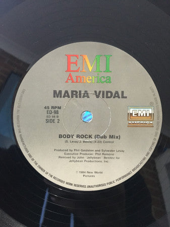 Maria Vidal : Body Rock (12")
