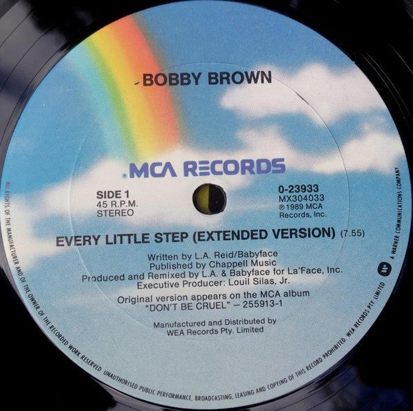 Bobby Brown : Every Little Step (12", Single)