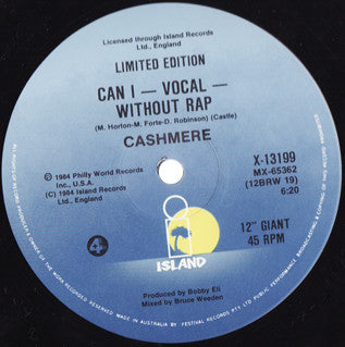 Cashmere (2) : Can I (12", Ltd)
