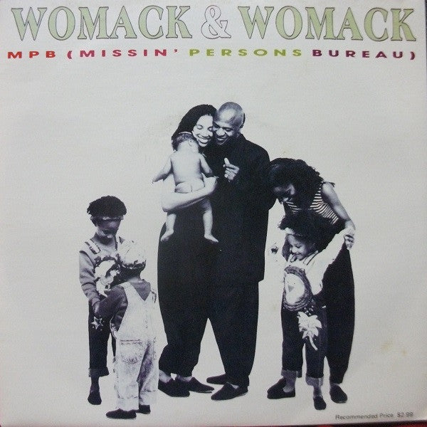 Womack & Womack : MPB (Missin' Persons Bureau) (7", Single, Ltd)