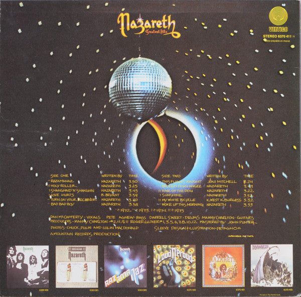 Nazareth (2) : Greatest Hits (LP, Comp)