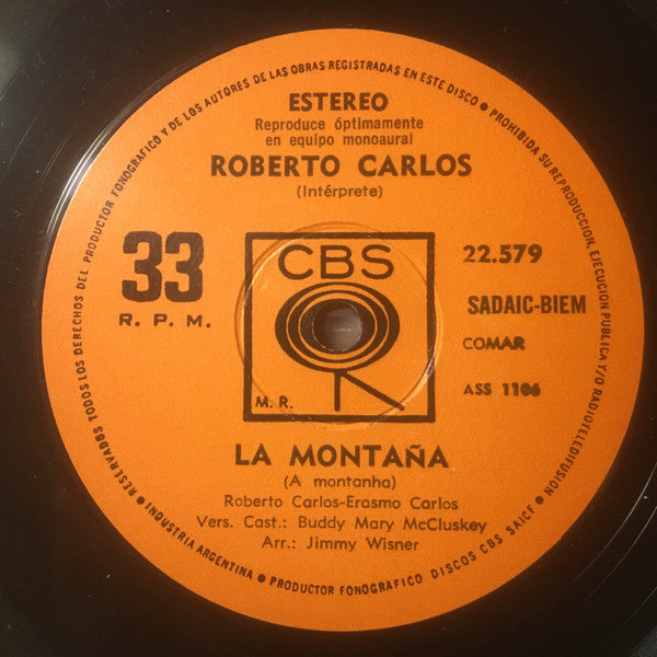 Roberto Carlos : La Montaña / La Ventana (7", Single)