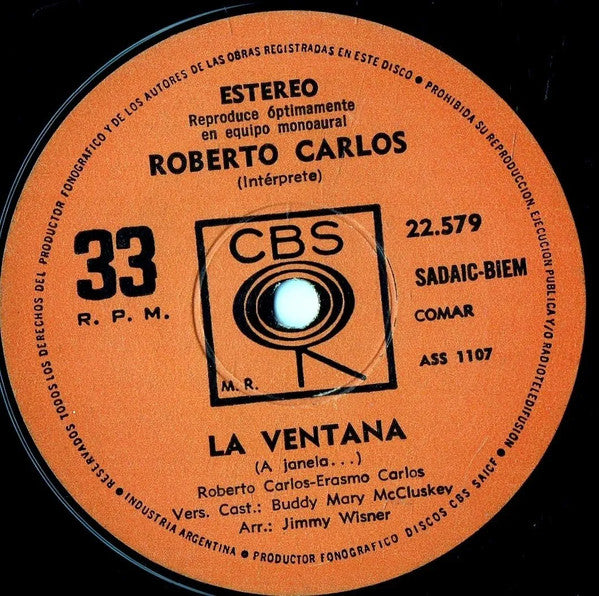 Roberto Carlos : La Montaña / La Ventana (7", Single)