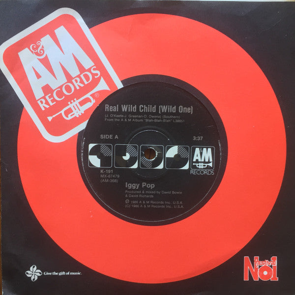 Iggy Pop : Real Wild Child (Wild One) (7", Single)