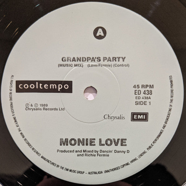 Monie Love : Grandpa's Party (12")