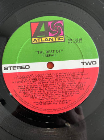 Firefall : The Best Of Firefall (LP, Comp)