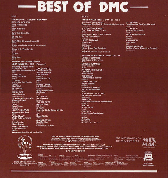 Various : Best Of DMC Vol. 1 (12", Mixed)