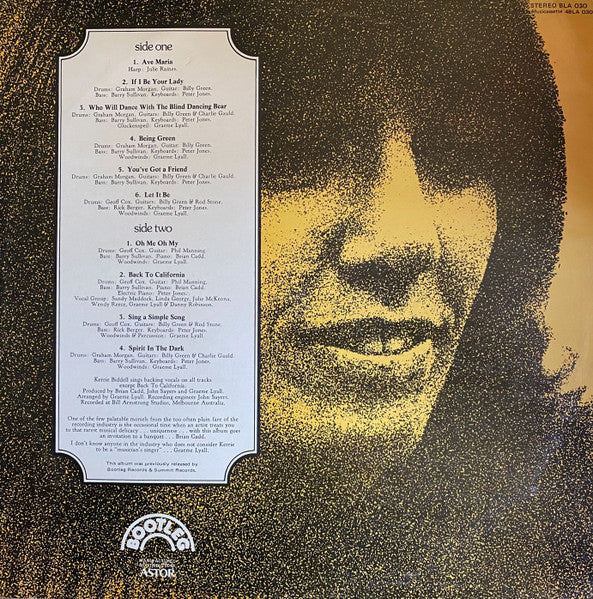 Kerrie Biddell : Kerrie Biddell (LP, RE)