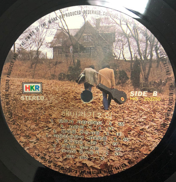 해바라기 : 그날 이후······ (제2집) (LP, Album)