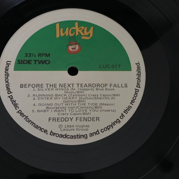 Freddy Fender (2) : Before The Next Teardrop Falls (LP, Comp)