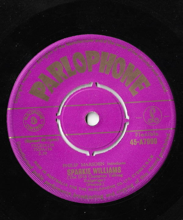 Sparkie Williams : Sparkie The Fiddle (7", Single)