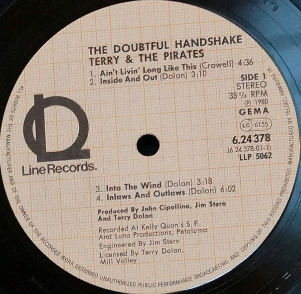 Terry & The Pirates* : The Doubtful Handshake (LP, Album)