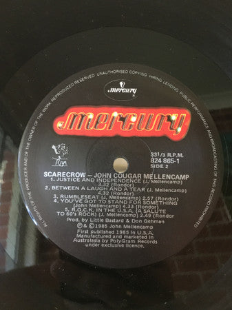 John Cougar Mellencamp : Scarecrow (LP, Album)