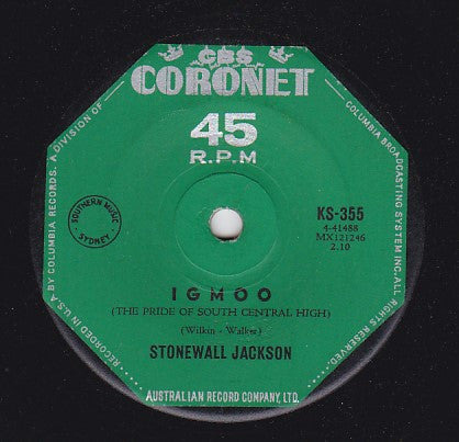 Stonewall Jackson : Igmoo / Uncle Sam And Big John Bull (7", Single)