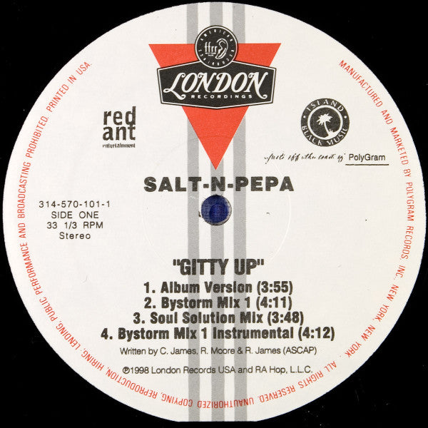 Salt 'N' Pepa : Gitty Up (12", Cre)