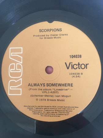 Scorpions : Can't Live Without You (7", Single)