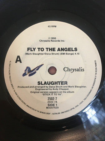 Slaughter : Fly To The Angels (7", Single)