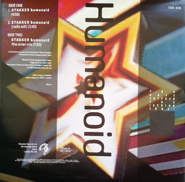 Humanoid : Stakker Humanoid (12")