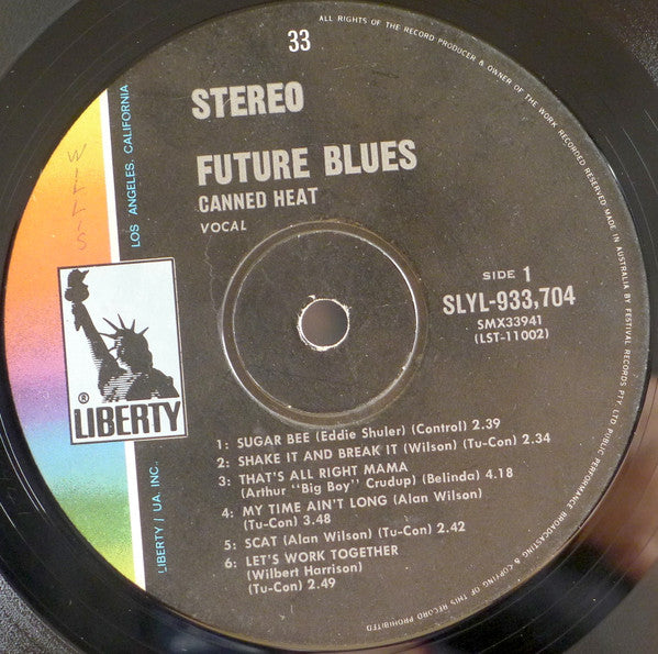 Canned Heat : Future Blues (LP, Album, Gat)