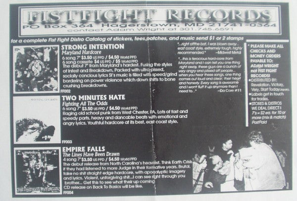 Strong Intention : Make Up Your Mind (7", EP)