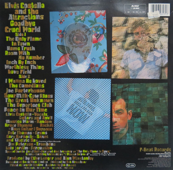 Elvis Costello & The Attractions : Goodbye Cruel World (LP, Album)