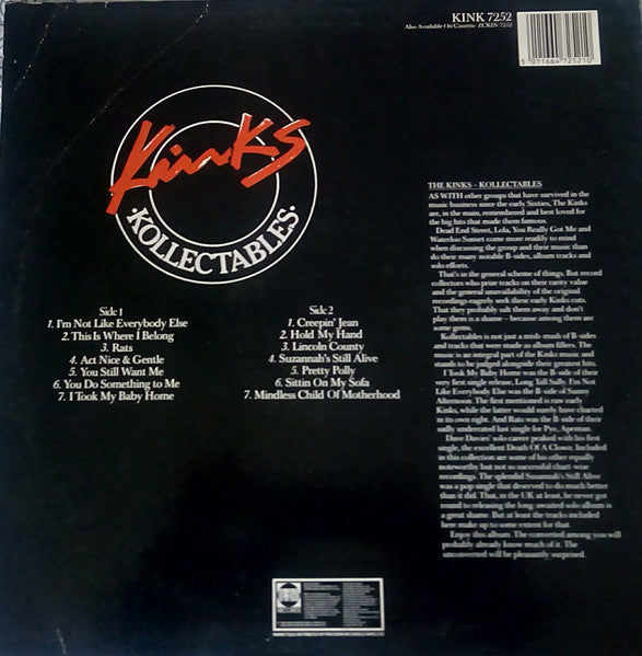 The Kinks : Kollectables (LP, Comp)
