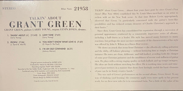 Grant Green : Talkin' About! (CD, Album, RE)