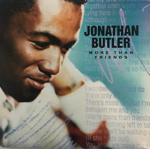 Jonathan Butler : More Than Friends (7", Single)