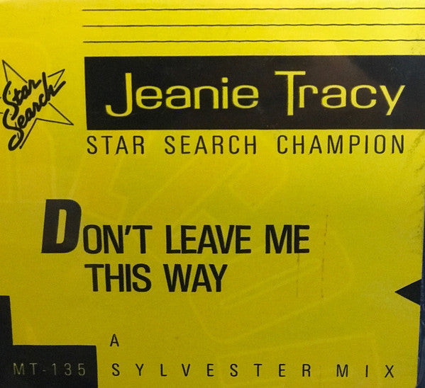 Jeanie Tracy : Don't Leave Me This Way (12")