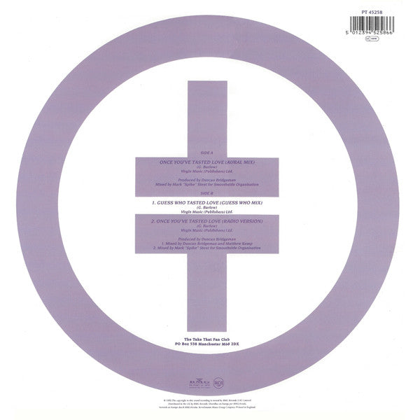 Take That : Once You've Tasted Love (12", Single, Pic)