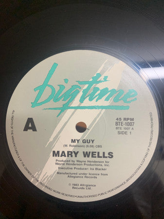 Mary Wells : My Guy (7", Single)