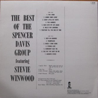 The Spencer Davis Group : The Best Of Spencer Davis Group Featuring Steve Winwood (LP, Comp, RP)