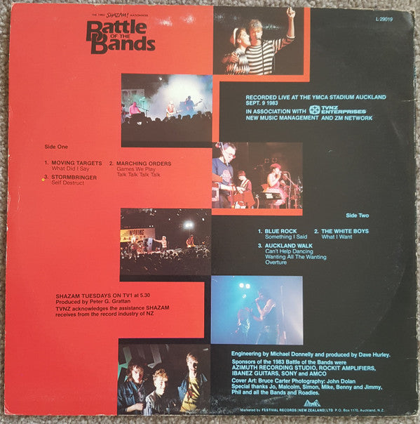 Various : Shazam Battle Of The Bands 1983 (LP, Comp)