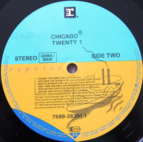 Chicago (2) : Twenty 1 (LP, Album)