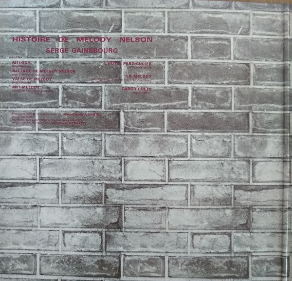 Serge Gainsbourg : Histoire De Melody Nelson (LP, Album, RE, Gat)