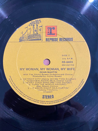Dean Martin : My Woman, My Woman, My Wife (LP, Album)