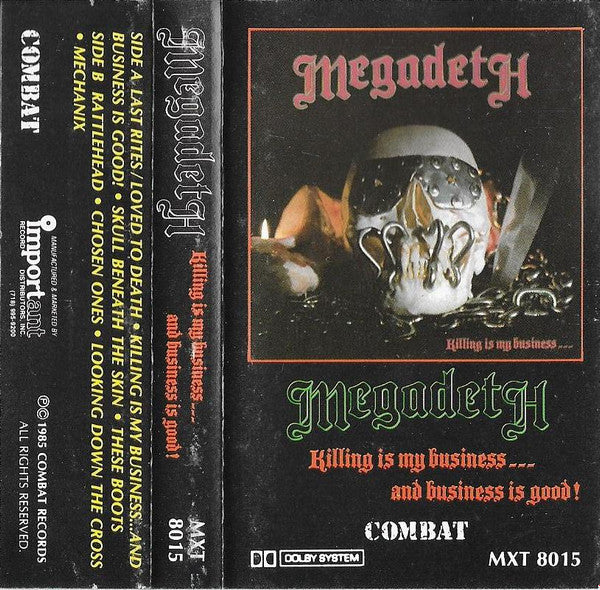 Megadeth : Killing Is My Business... And Business Is Good! (Cass, Album, Cle)