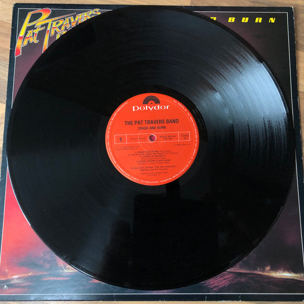 Pat Travers Band : Crash And Burn (LP, Album)