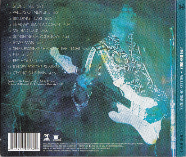 Jimi Hendrix : Valleys Of Neptune (CD, Album, Dig)