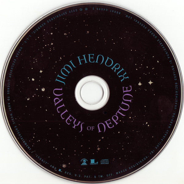 Jimi Hendrix : Valleys Of Neptune (CD, Album, Dig)