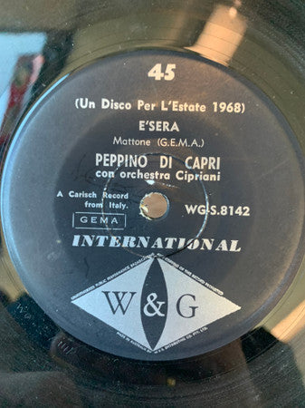 Peppino Di Capri : È Sera (7", Single)
