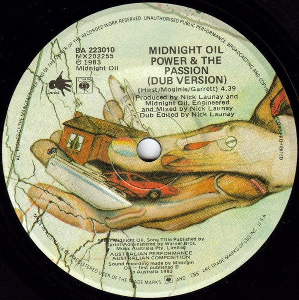 Midnight Oil : Power And The Passion (7", Single)
