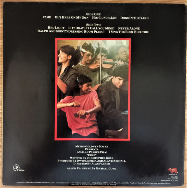 Various : Fame - Original Soundtrack From The Motion Picture (LP, Album, Gat)