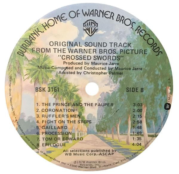 Maurice Jarre : Crossed Swords (Original Motion Picture Sound Track) (LP)