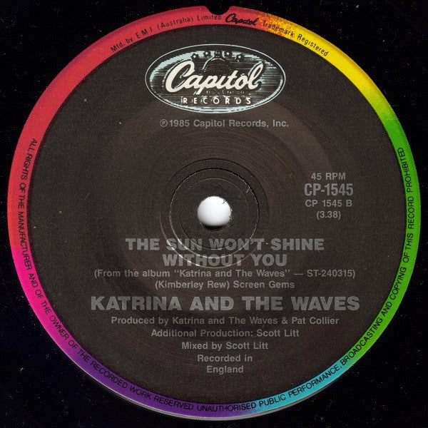 Katrina And The Waves : Do You Want Crying (7", Single)