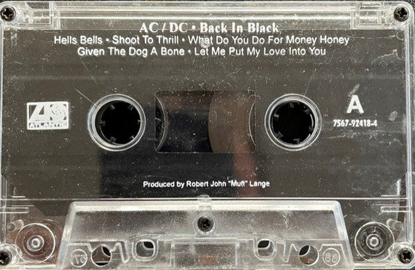AC/DC : Back In Black (Cass, Album)