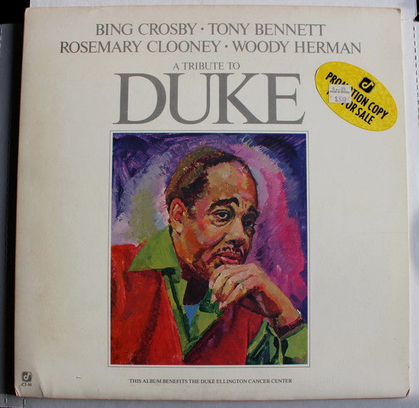Bing Crosby • Tony Bennett • Rosemary Clooney • Woody Herman : A Tribute To Duke (LP, Album, Promo, Gat)
