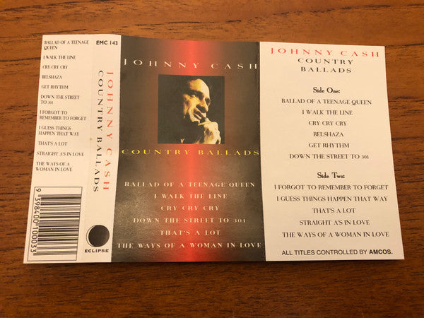 Johnny Cash : Country Ballads (Cass, Comp)