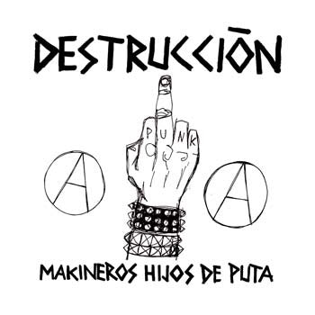 Nailbiter / Destrucción : Faded Brain Age / Makineros Hijos De Puta (LP)