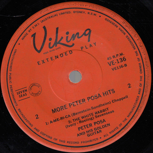 Peter Posa : More Peter Posa Hits (7", EP, RP)